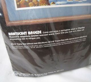 Vintage 1989 Dimensions Nantucket Breeze Needlepoint Kit Charles Wysocki 2359 3