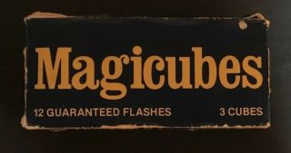 Vintage Ge Magicubes Flash Cubes