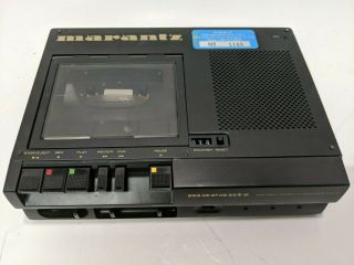 Marantz Portable Cassette Recorder Model Pmd101 Pmd101u