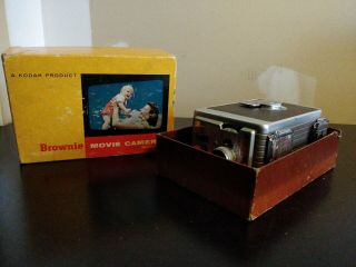 Vintage Kodak Brownie Movie Camera Model 2 Runs