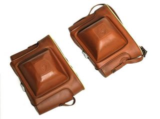 Agfa Isola Leather Case For 6x6cm Film Camera Agfa Isola,  Brown