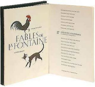 Marie Angel / Fables De La Fontaine First Edition 1981