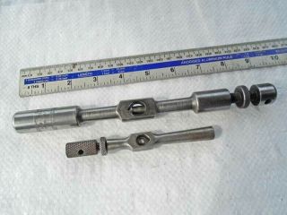 Vintage Pair Threading Tap Holder Wrenches Eclipse No:242,  Small M&w Old Tool