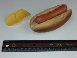 Hot Dog Potato Chips Vintage Play Fake Food Pretend Realistic Toy Life - Like