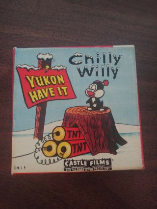Vintage Movie Reel 8mm Film Chilly Willy Yukon Have It Castle