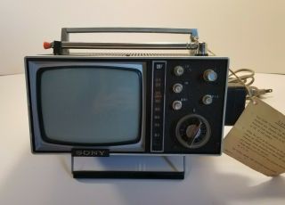 Sony Tv Model 5 - 307uw All Channel Portable Transistor Television Not