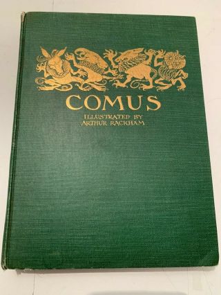 Comus: A Maske At Ludlow Castle (1921) John Milton,  Arthur Rackham 1st Edition