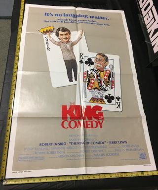 Vintage 1983 The King Of Comedy 1 - Sh Theater Movie Poster Deniro Lewis