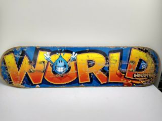 World Industries Skateboard Deck Wet Willy & Flameboy Battle Vintage