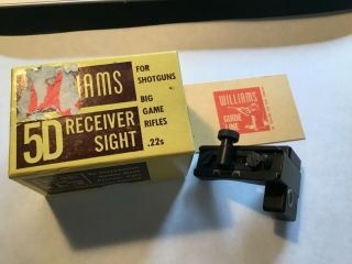 Williams Foolproof Receiver Peep Sight Remington 760,  740,  572,  552,  66 5d - 760 - 40