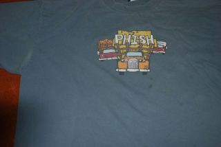 Vtg Vintage Phish Shirt 1999 Tour XL Shirt 2 Sided Jim Pollock Art 2