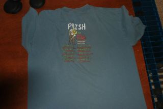 Vtg Vintage Phish Shirt 1999 Tour XL Shirt 2 Sided Jim Pollock Art 4