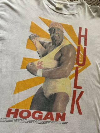 Vintage WWF Hulk Hogan 1991 U.  K Tour 2