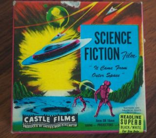 Vintage 8mm Film - " It Came From Outer Space " - Sci - Fi Film 8 Black & White