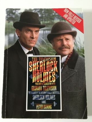 Jeremy Brett The Television Sherlock Holmes Soft Back Book 3rd Edition 1994