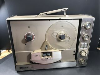 Vintage Ampex 1100 Solid State Reel To Reel Tape Recorder Player.
