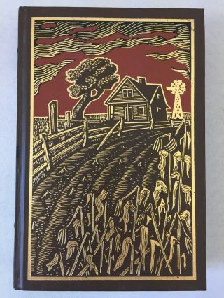 The Grapes Of Wrath By John Steinbeck Franklin Library Leather Bound 1988 Hc