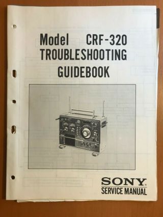 Troubleshooting Guide Sony Crf - 320 Pll Multi Band Receiver D600