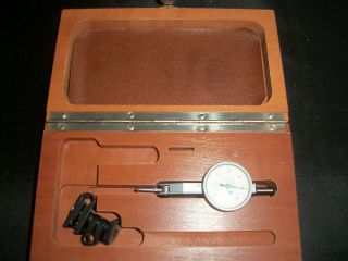 Vintage Lufkin Indicator V32.  0001 Gauge Bridgeport Tool Maker W Box