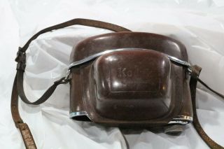 Vintage Hard Brown Leather Kodak Retina Reflex Iii Camera Case 67145