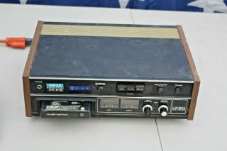 Classic Akai Cr - 81d 8 Track Cartridge Deck Playback And Recorder