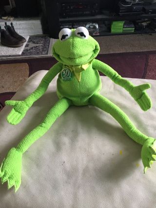 Vintage 1999 Tyco Kermit The Frog Plush 30th Anniversary Talking Singing Posable