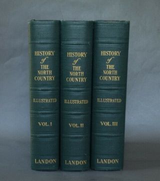 1932 York History Book Set - The North Country Oswego,  St.  Lawrence Counties