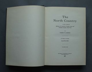 1932 York History Book Set - The North Country Oswego,  St.  Lawrence Counties 5