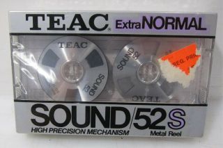 Teac Sound 52 S Metal Reel Cassette Tape Normal Bias