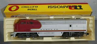 Vintage Rivarossi 2 - Rail O Scale Santa Fe F3a Diesel Locomotive Treni Elettrici