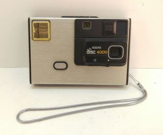 Vintage 1980s Kodak Disc 4000 Camera Collectible,  Retro,  Cool Display Decorative