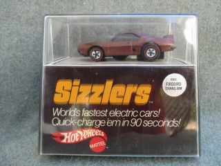 Vintage 1969 Red Line Hot Wheels Sizzlers Firebird Trans - Am Toy Car W Box