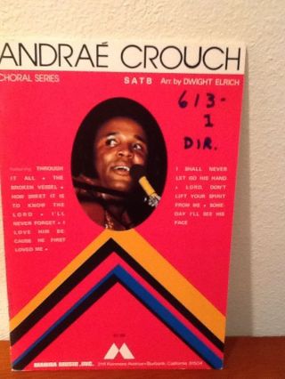 Vintage Andre Crouch Gospel Songbook Through It All Manna Music Soul