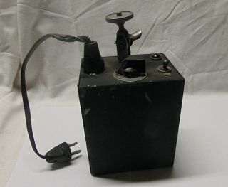 Vintage Antique Camera Movable Adjustable Light Or Flash ? With Plug In Socket 4