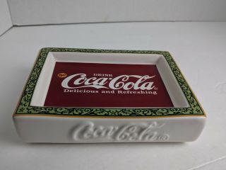 Coca Cola Vintage Soap Dish Trinket Dish 5.  5 " X4 "