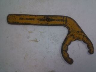 Vintage Caterpillar Water Pump Wrench,  Labeled " For Water Pump Nuts Only "