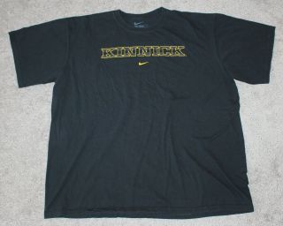 Kinnick Stadium Iowa Hawkeyes Nike Football T - Shirt Men 2xl Xxl Black Vtg 90s Ss