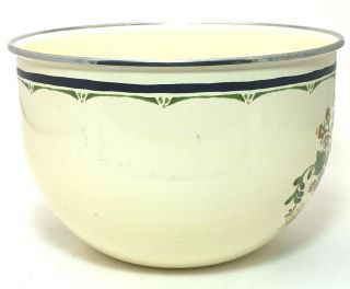 Vintage Kobe Retro Mixing Bowl - Porcelain on Steel Made for JC Penney 2