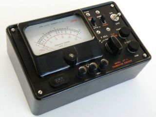 1960s VINTAGE SANWA AT - 1 TRANSISTOR CHECKER/TESTER IN PACKING,  NO LEADS, 2