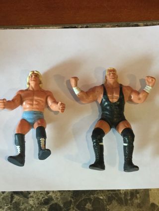 Vintage 1990 Galoob Wwf Wwe Wrestlers Rid Flair And Sid Vicious Action Figures