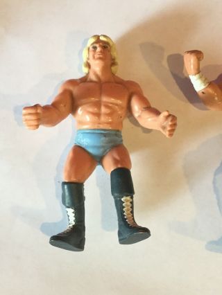 Vintage 1990 Galoob WWF WWE Wrestlers Rid Flair And Sid Vicious Action Figures 2