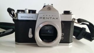 Pentax Asahi Spotmatic 35mm Slr Film Camera Body.