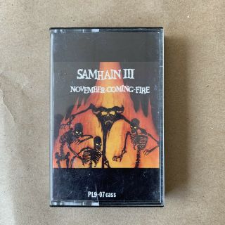 Samhain November Coming Fire Cassette Plan 9 Vintage Danzig Misfits