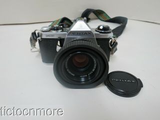 Vintage Asahi Pentax Me Camera No.  1104359 Smsc Pentax - M 1:1.  7 50mm Asahi Opt Co