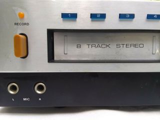 REALISTIC TR 882 8 TRACK CARTRIDGE TAPE PLAYER 2