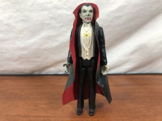 Vintage 1980 Vampire Count Dracula Universal Studios Monster Action Figure Toy