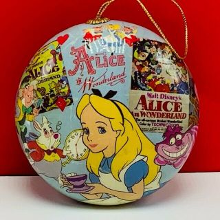 Walt Disney Christmas Ornament Figurine Vintage Alice In Wonderland Cheshire Cat