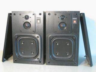 Sony Apm - 3000 3 Way Bookshelf 6 Ohm 90 Watt Speakers Made In Japan Pair