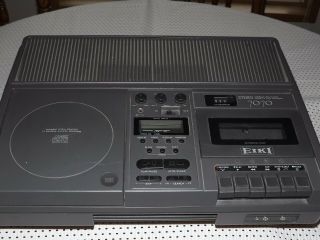 Eiki Model 7070a Stereo Compact Disc Player/cassette Tape Recorder