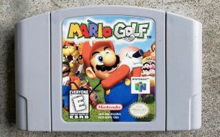 Mario Golf Vintage Nintendo 64 Video Game Cartridge N64 Authentic Fast